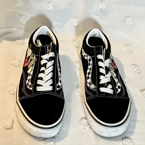 Vans Embroidered low top Womens size 7 - Picture 3 of 5